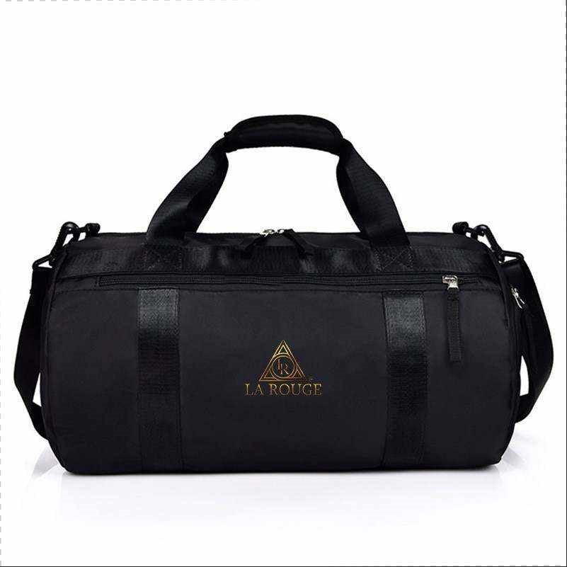 Gym bag with shoe compartment
